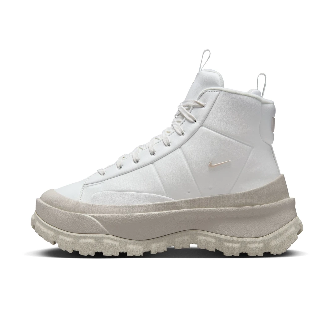 Nike耐克女子BLAZER ROAM MID 白灰冬季运动厚底雪地靴FQ9065-100