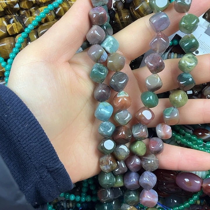 查罗石散珠合金卡10棱形玛一条