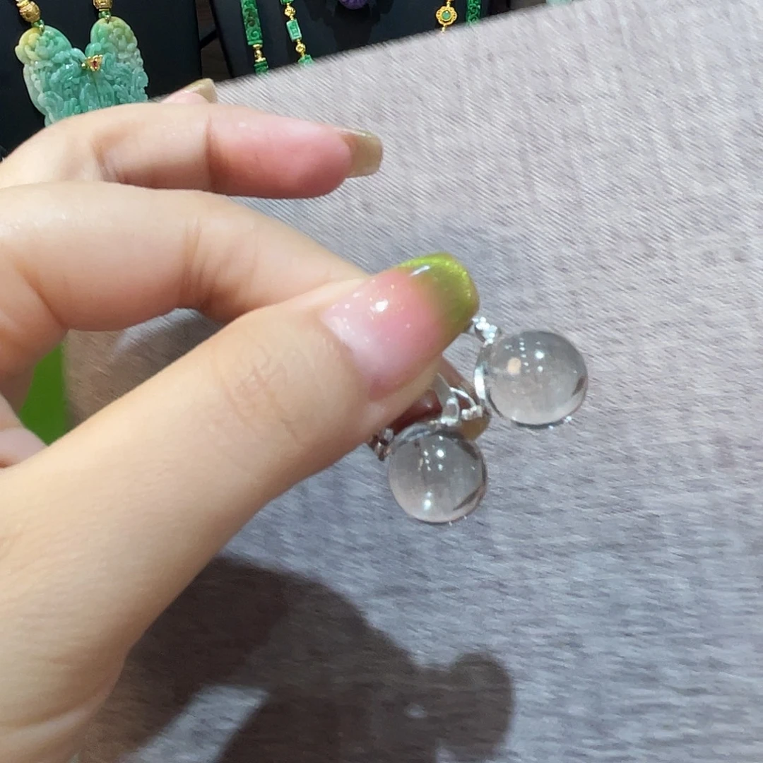 水晶耳坠未镶嵌福利
