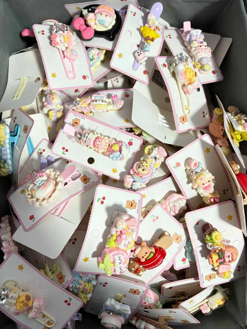 diy奶油胶卡通发饰包