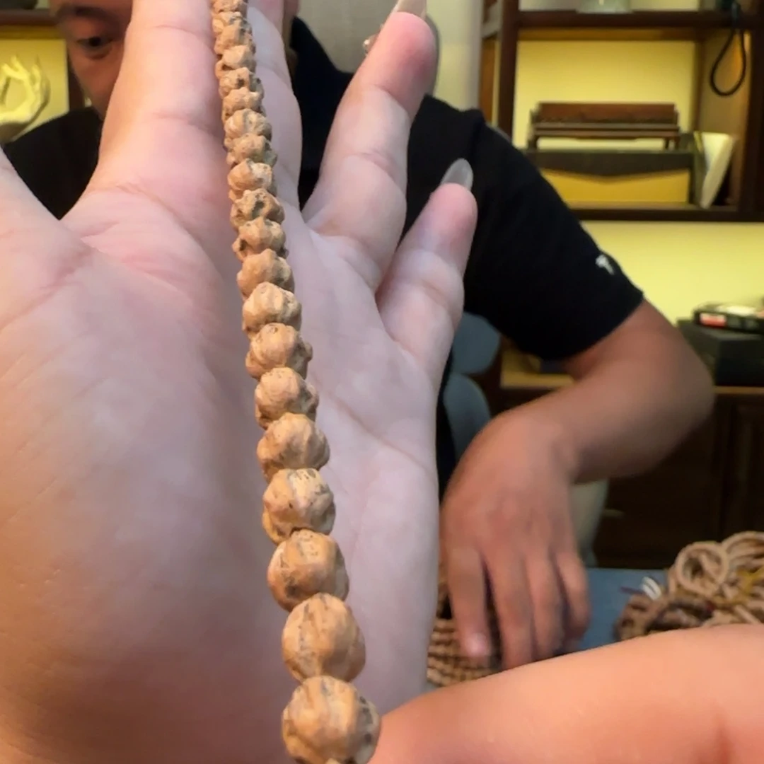 柏香籽/百香籽手串原桩莲花6