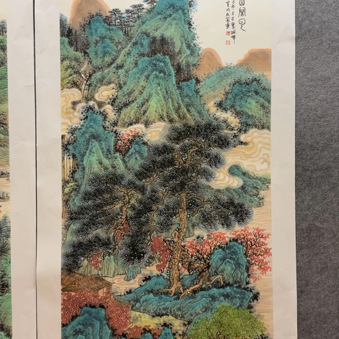 国画叶成兰四尺作品