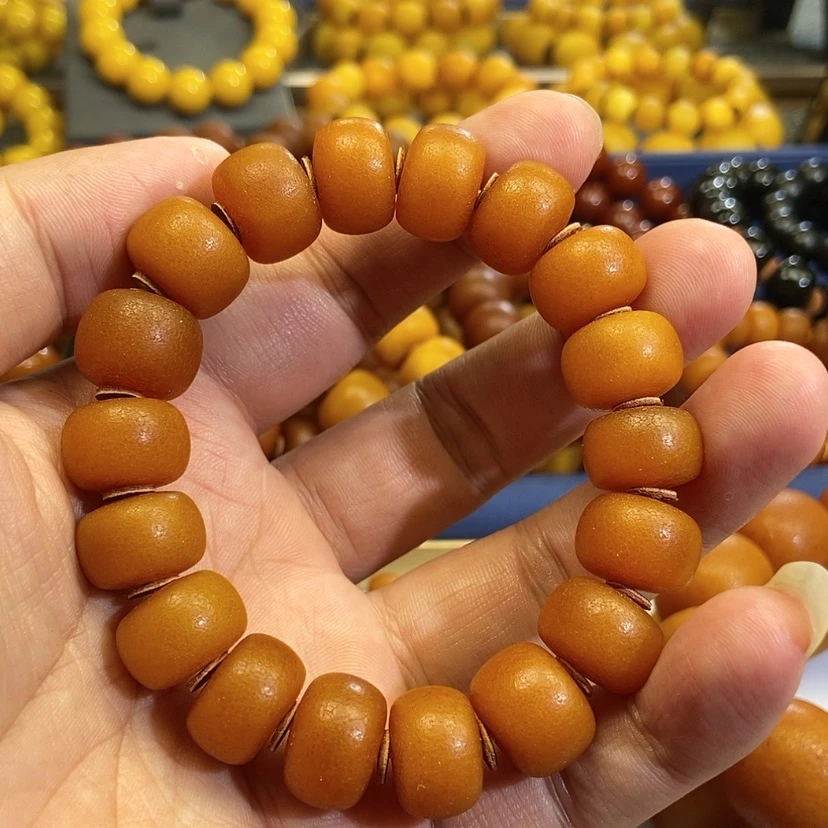 【闪购商品】希*磨砂橘皮老型手串15