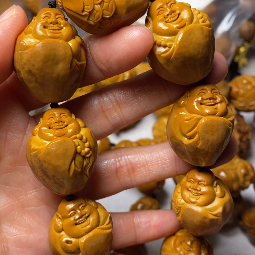 橄榄核手串/手链包衣弥勒精品