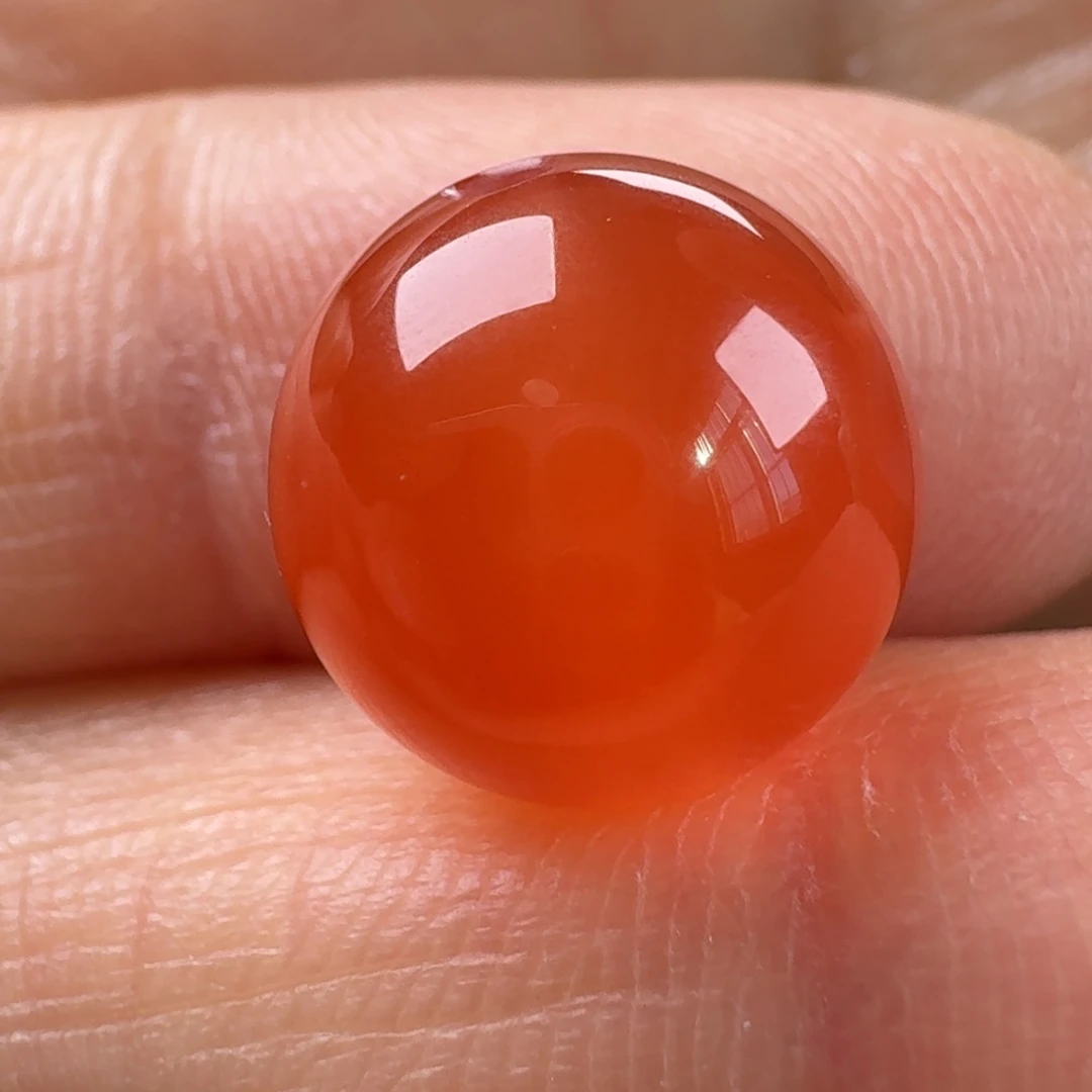 南红玛瑙未镶嵌圆珠11.7