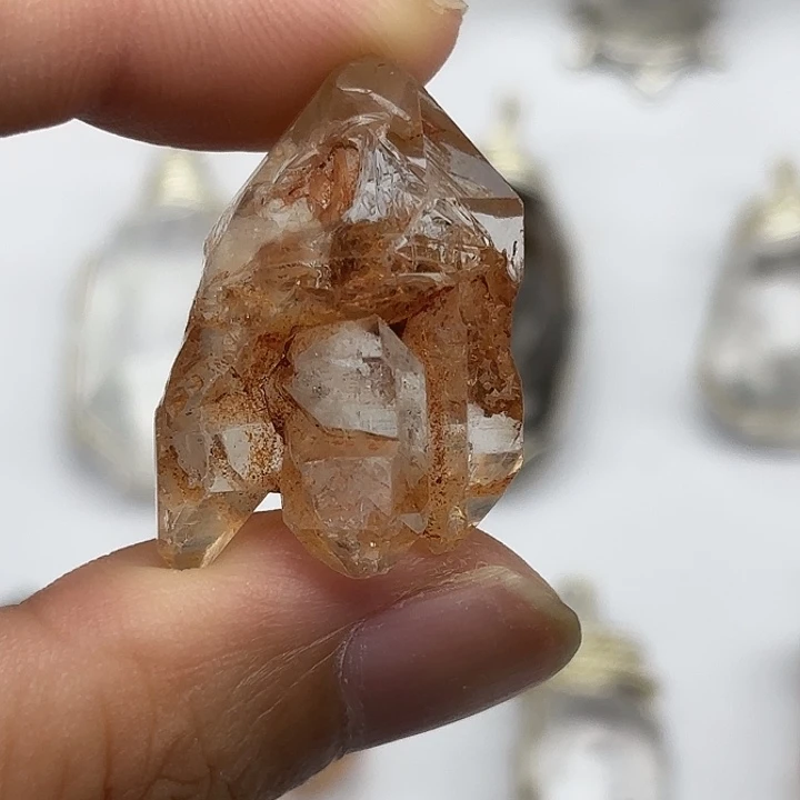 未镶嵌颈饰水晶巴基斯坦红泥闪灵钻30mm