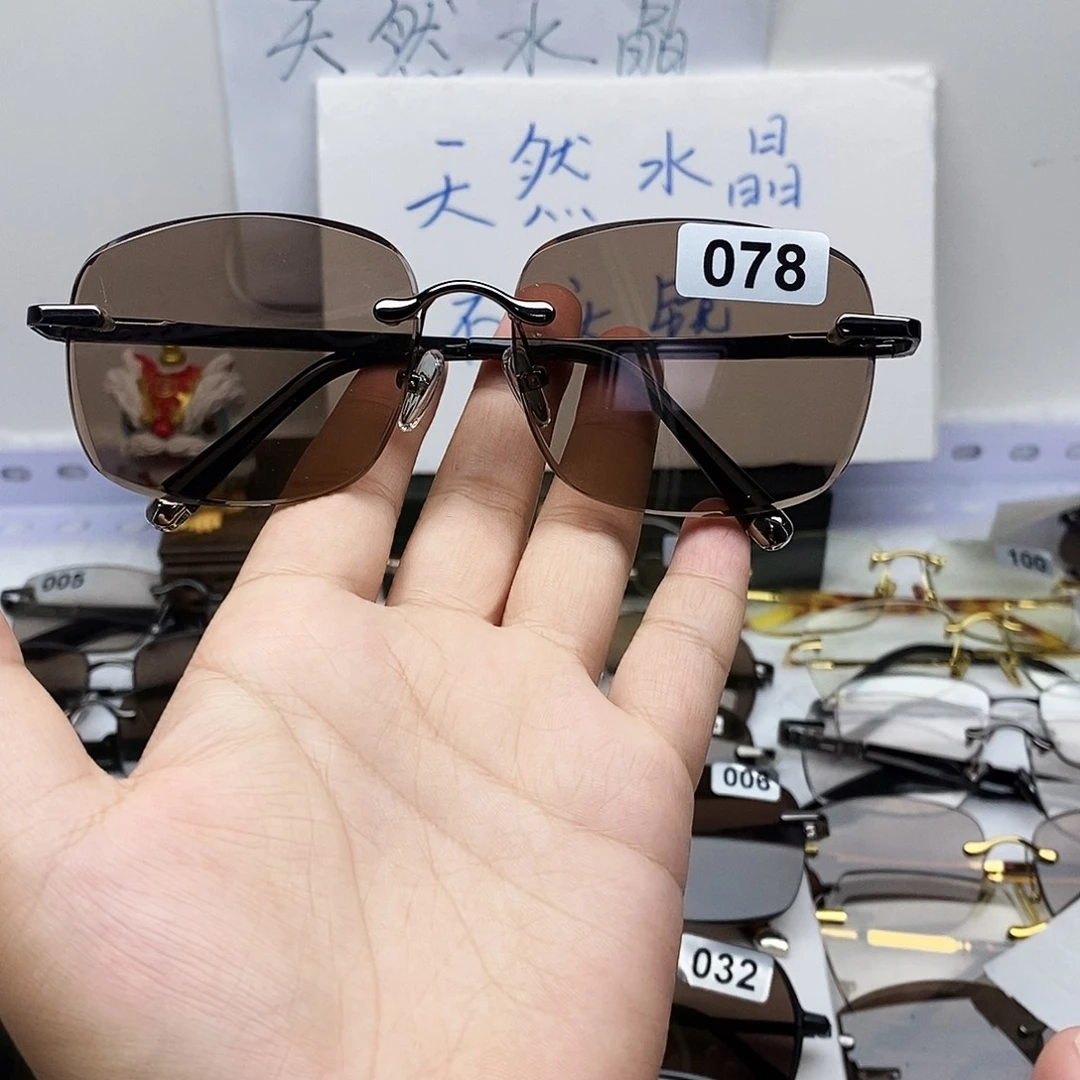 逍***人分体式高档水晶眼镜078K