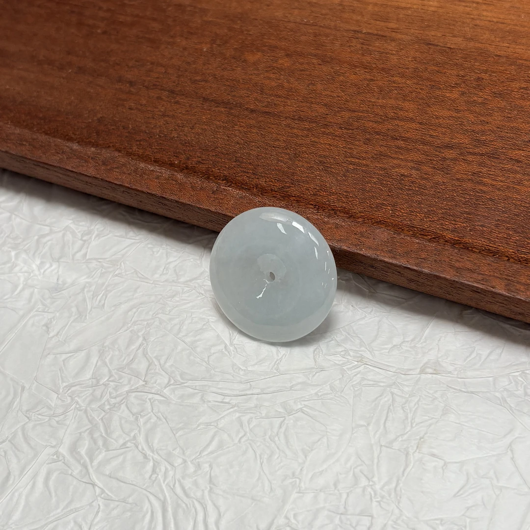 【七七专属】翡翠大平安扣绑绳吊坠/多样性发一  27*5.5 KZS112410