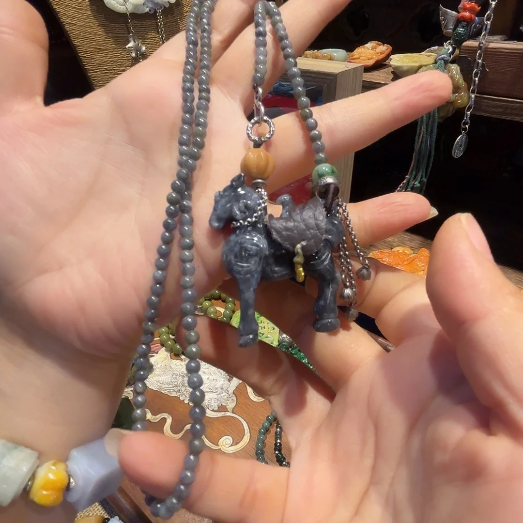 翡翠颈饰未镶嵌原创