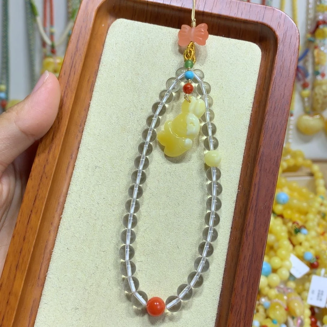 水晶手链未镶嵌手机链