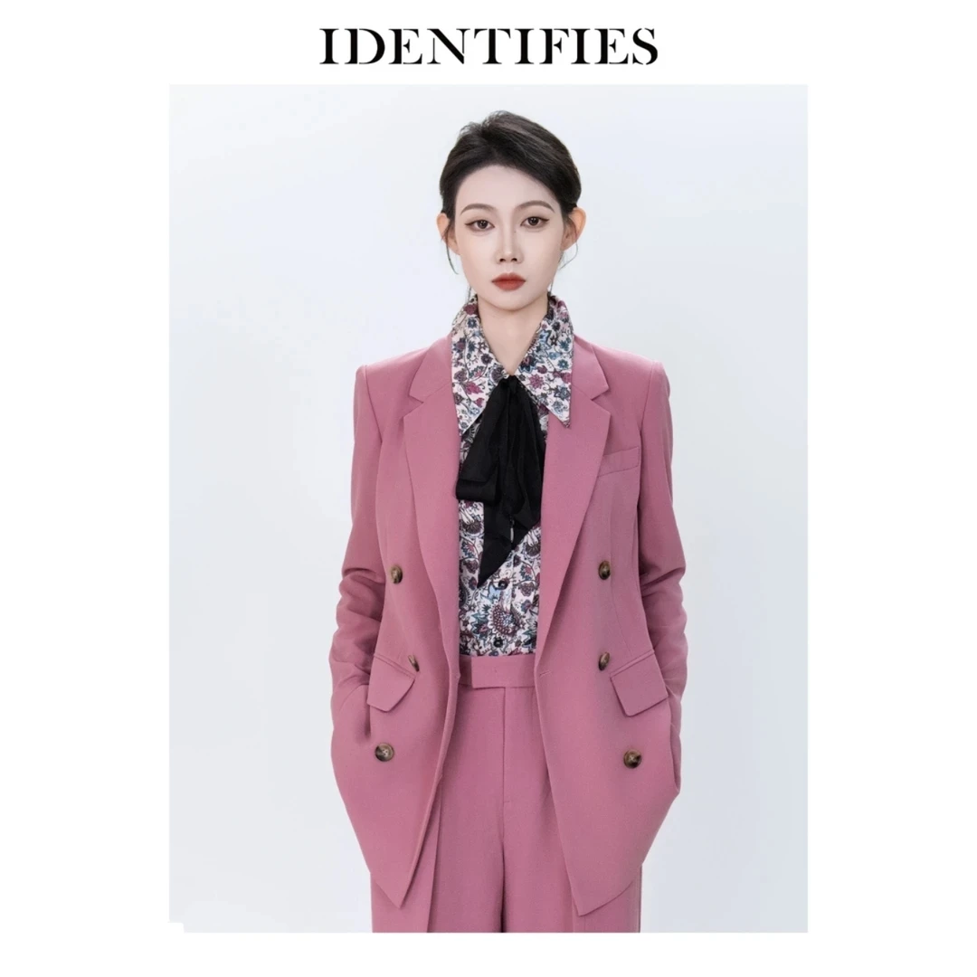 易缔媤/DE43126西装修身正装气质时尚休闲职业女神商务