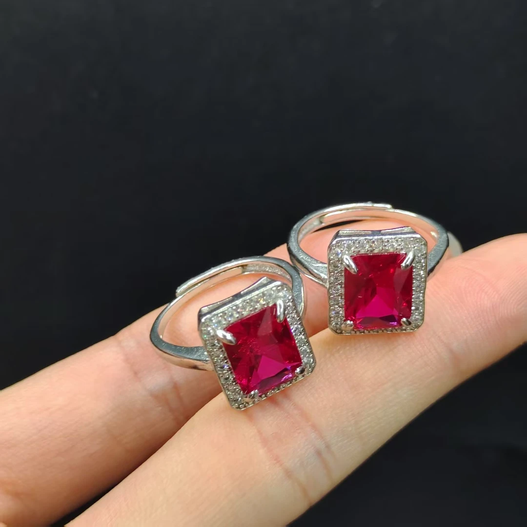 培育红宝石【龙龙严选】红宝石戒指J22【多样性发其一】约10-8mm