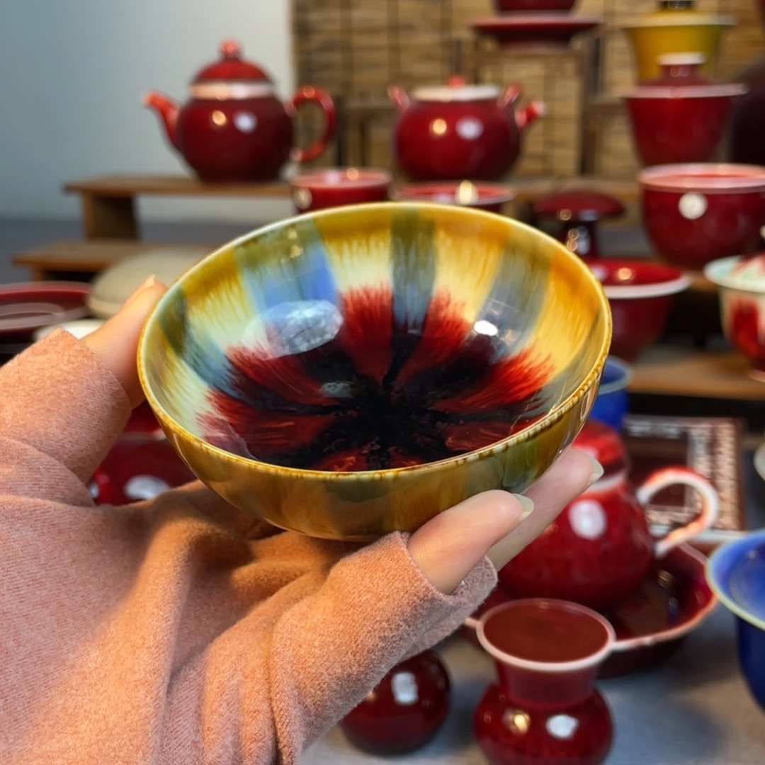 景德镇原矿陶瓷 花釉