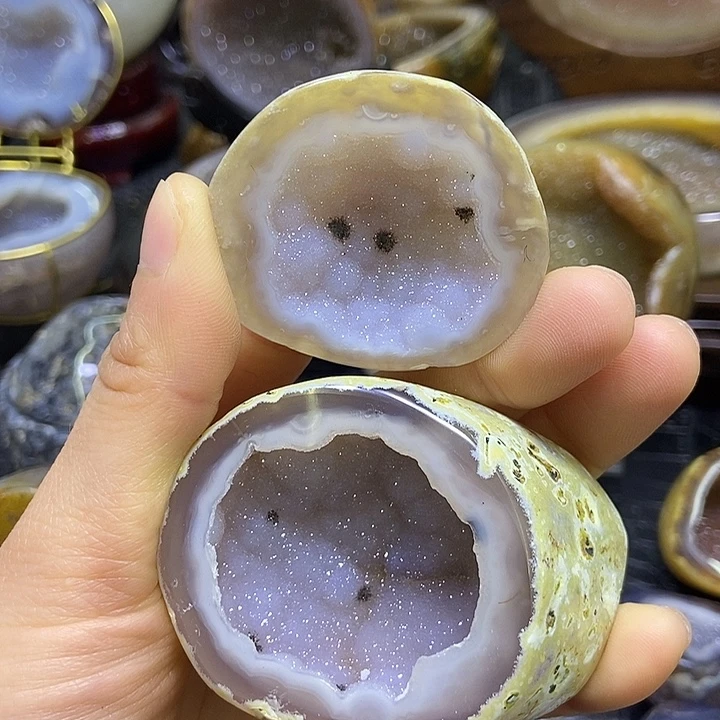水晶珠宝半成品未镶嵌软糖盆