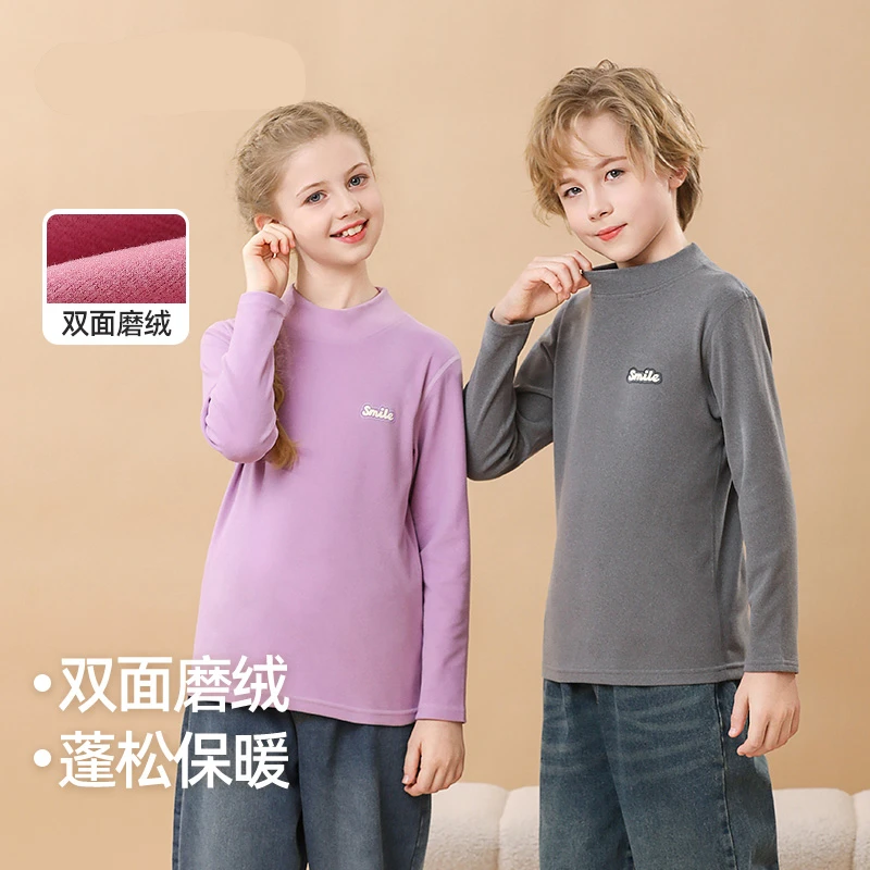 【2802款】秋冬款儿童T恤单上衣男童女童