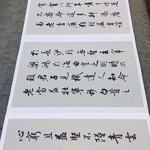 宝***堂滕王阁序行书册页作品