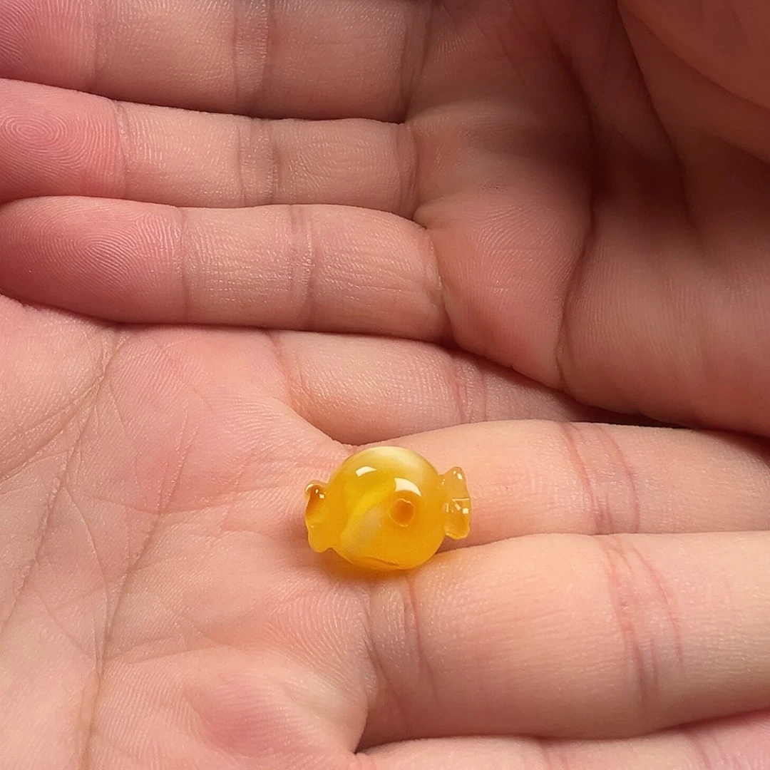 蜜蜡颈饰未镶嵌糖果提溜（打孔不退换）