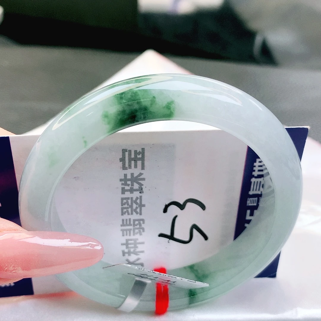 翡翠未镶嵌手镯缅甸天然a货翡翠
