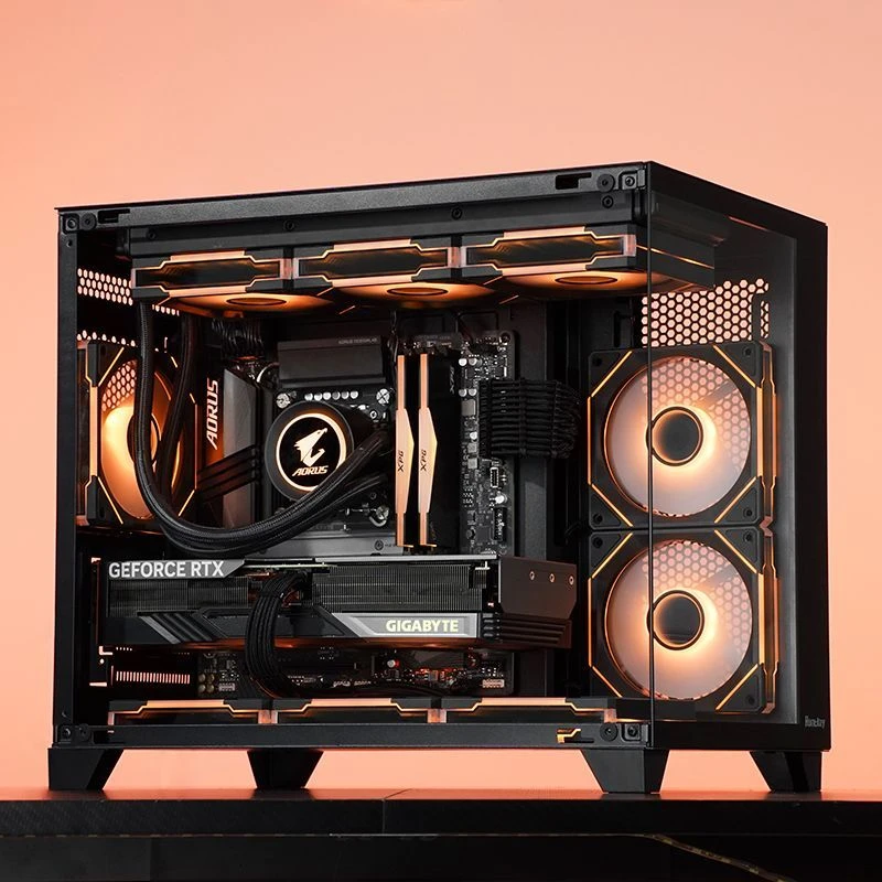 华硕9800X3D/RTX5070整机台式组装电脑游戏主机黑猴子海景房diy