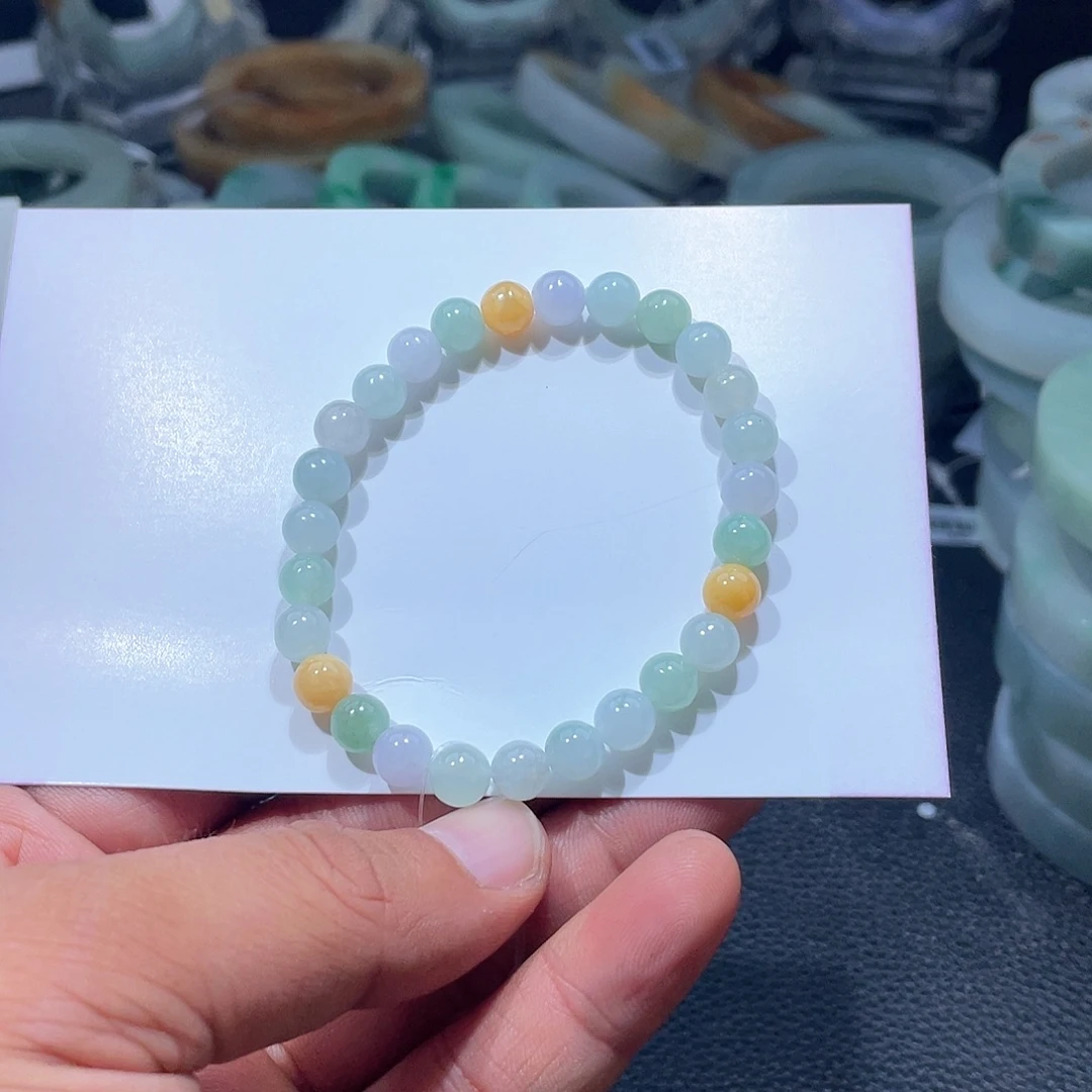 翡翠未镶嵌手链天然翡翠