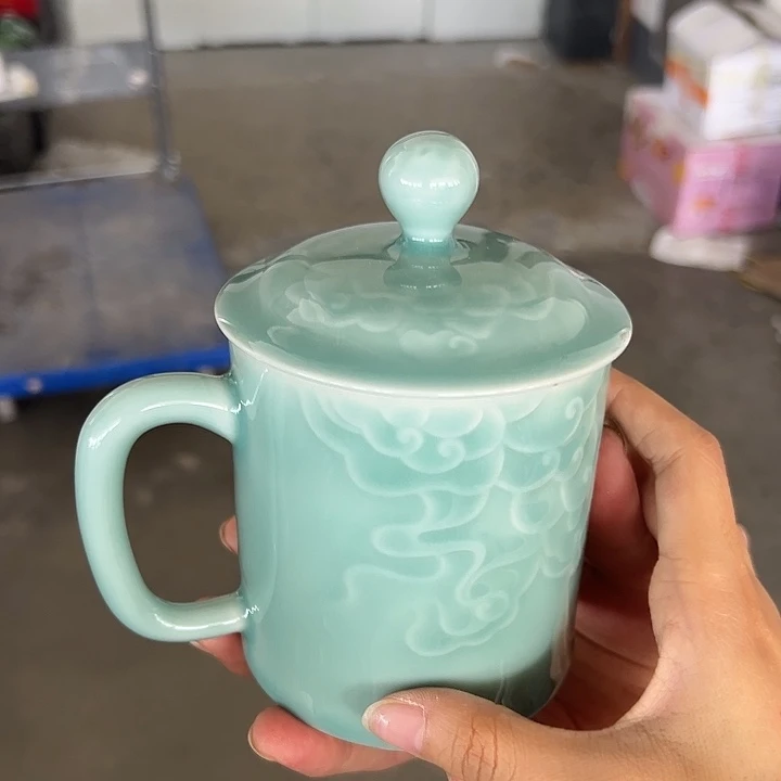 龙泉云间青瓷小米茶器