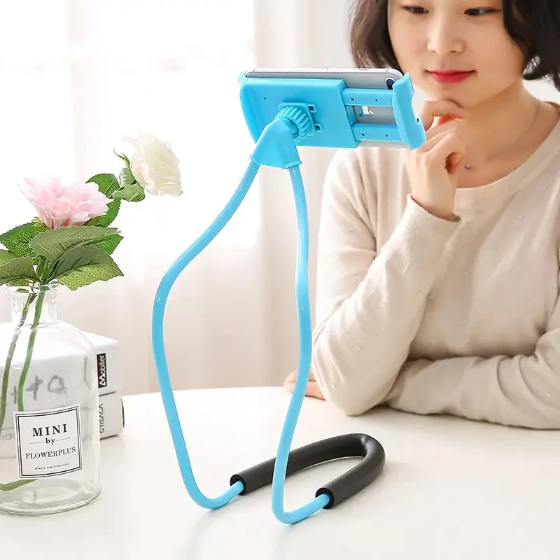 多功能挂脖式手机支架通用神器适合床上追剧工具