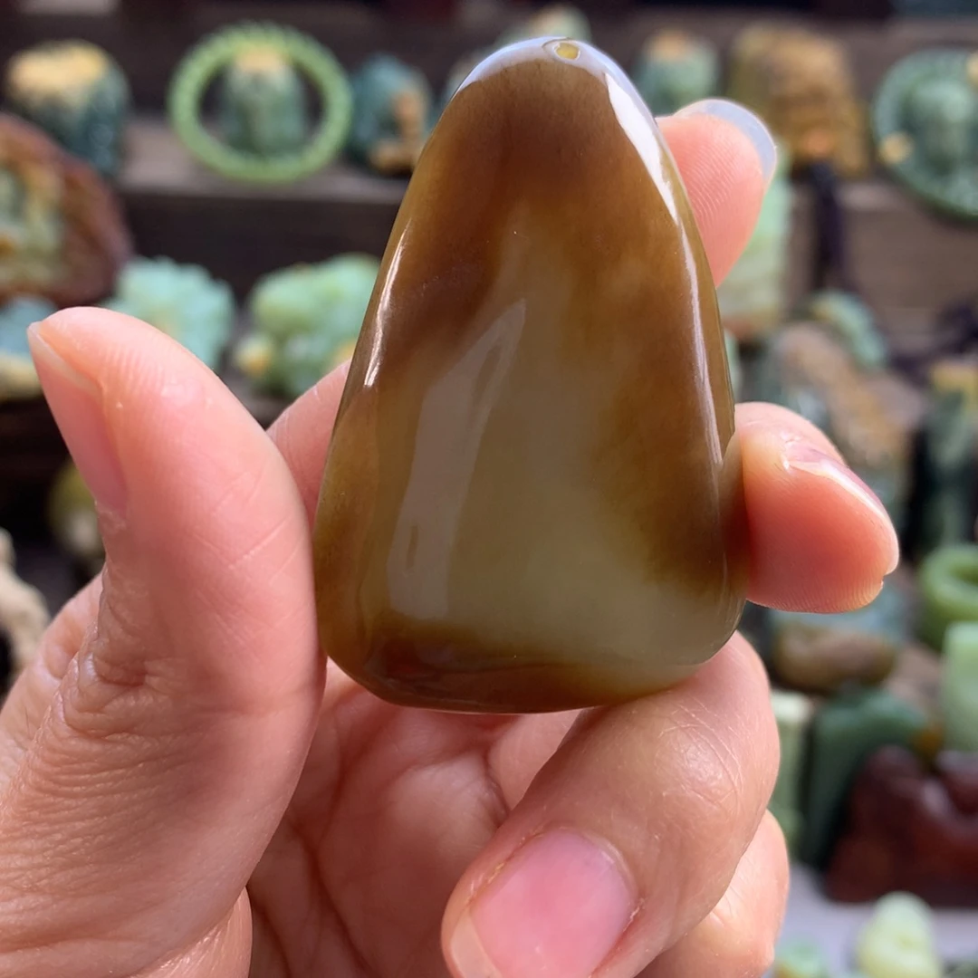 岫岩老玉（透闪石质玉）挂件未镶嵌早****好