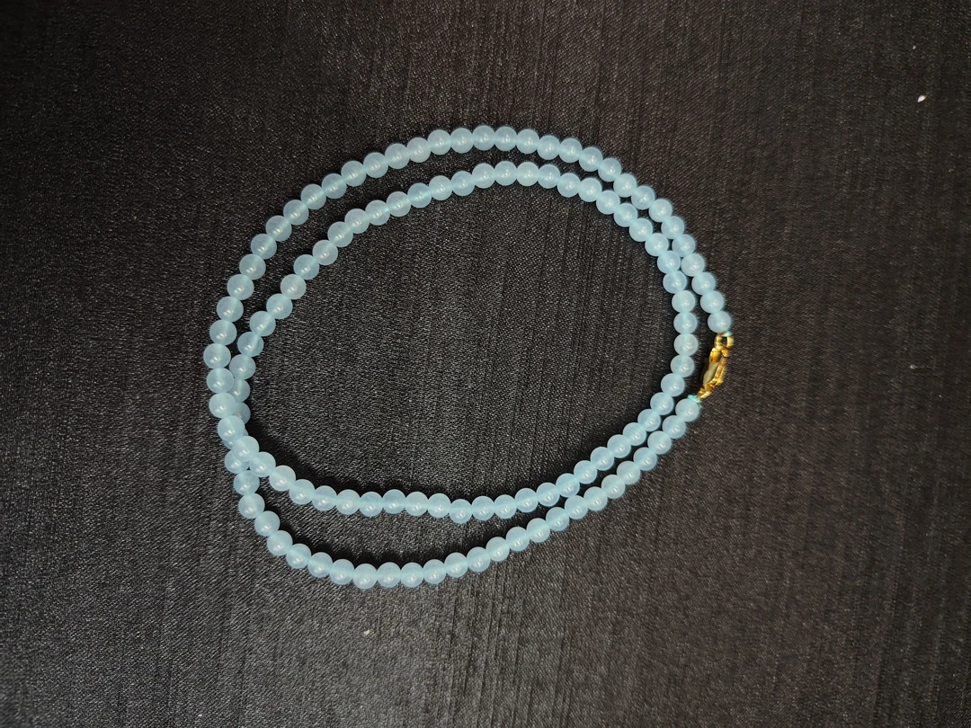 海蓝宝项链4m+（多样性单个发货）