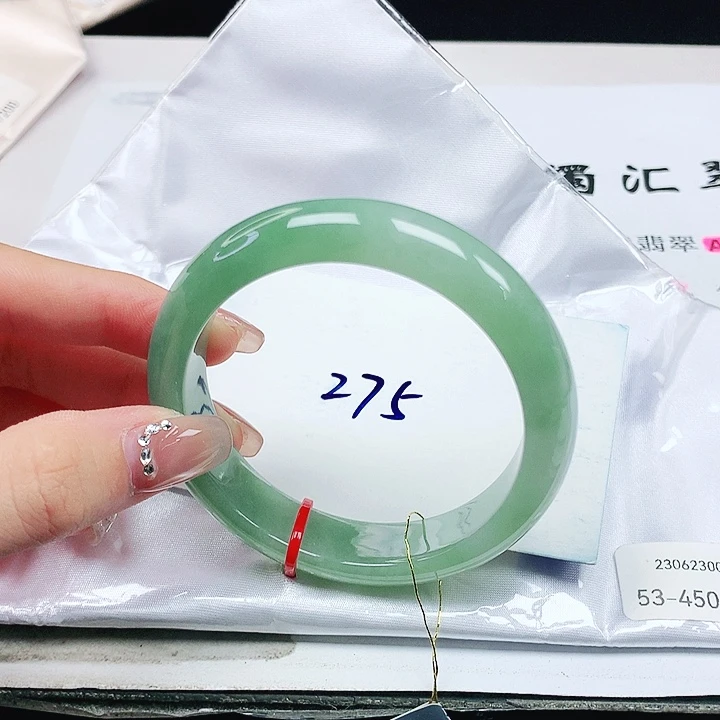 翡翠手镯未镶嵌缅甸天然a货手镯53