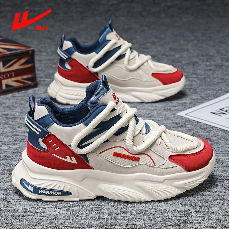 回力男鞋秋季2025新款时尚百搭高级感休闲鞋厚底增高跑步老爹潮鞋