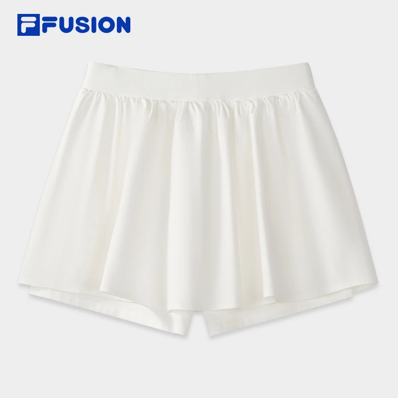 斐乐女士运动短裙白色网球运动休闲跑步半身裙裤夏季T11W527308F
