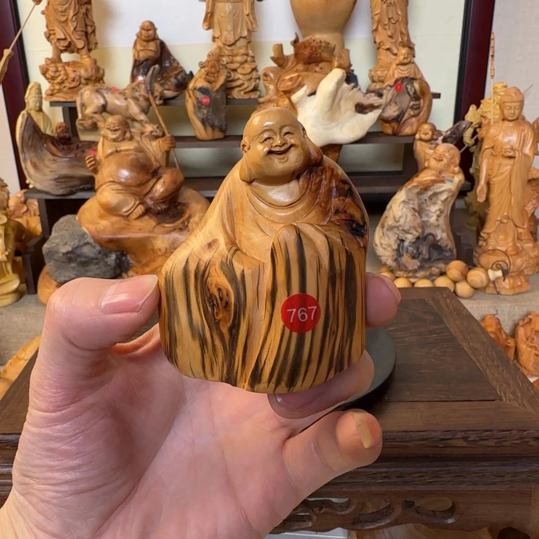 崖柏小木匠艺雕一物一拍