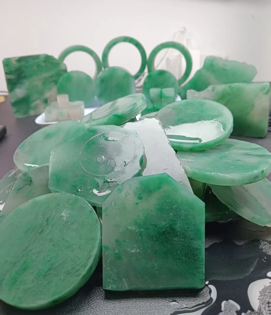 天然A货原石片料直播链接多样性发1雕刻手工小众珠宝