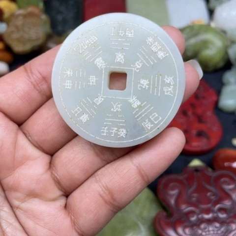 蛇纹石玉颈饰未镶嵌71