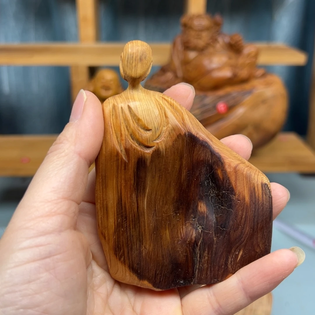 柏木崖柏木摆件手把件，9