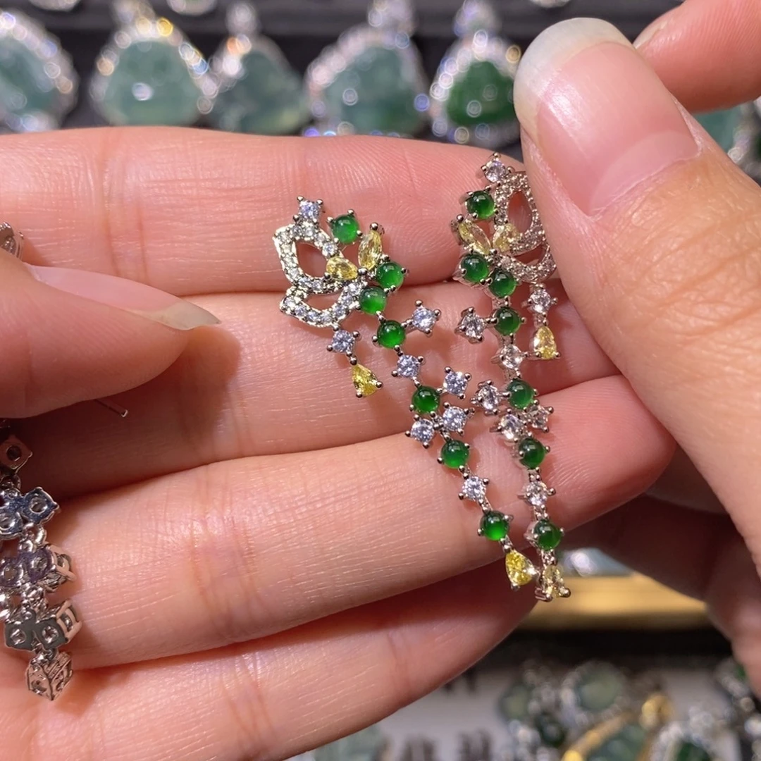 翡翠未镶嵌颈饰天然