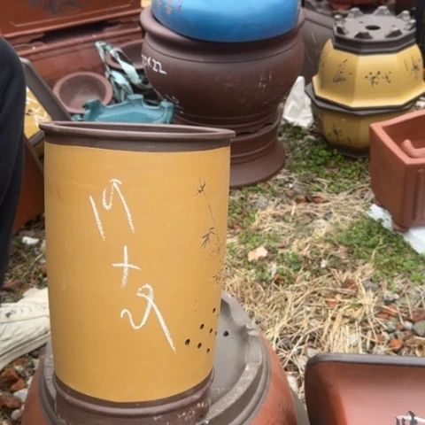 紫砂花盆紫砂花盆盆景盆栽