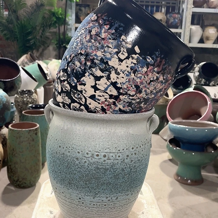 紫砂花盆正品口20高24。z z z