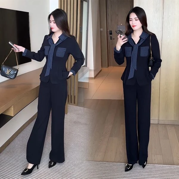 【有运费险】秋季新款休闲时尚穿搭洋气显瘦不挑人长袖套装