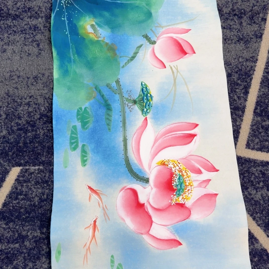 国画国画作品山水花鸟