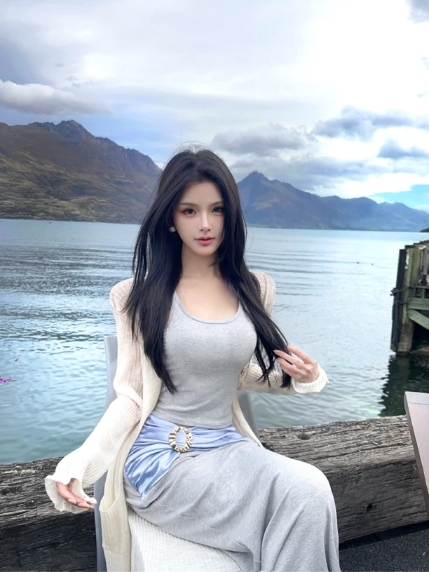 长款防晒开衫外套