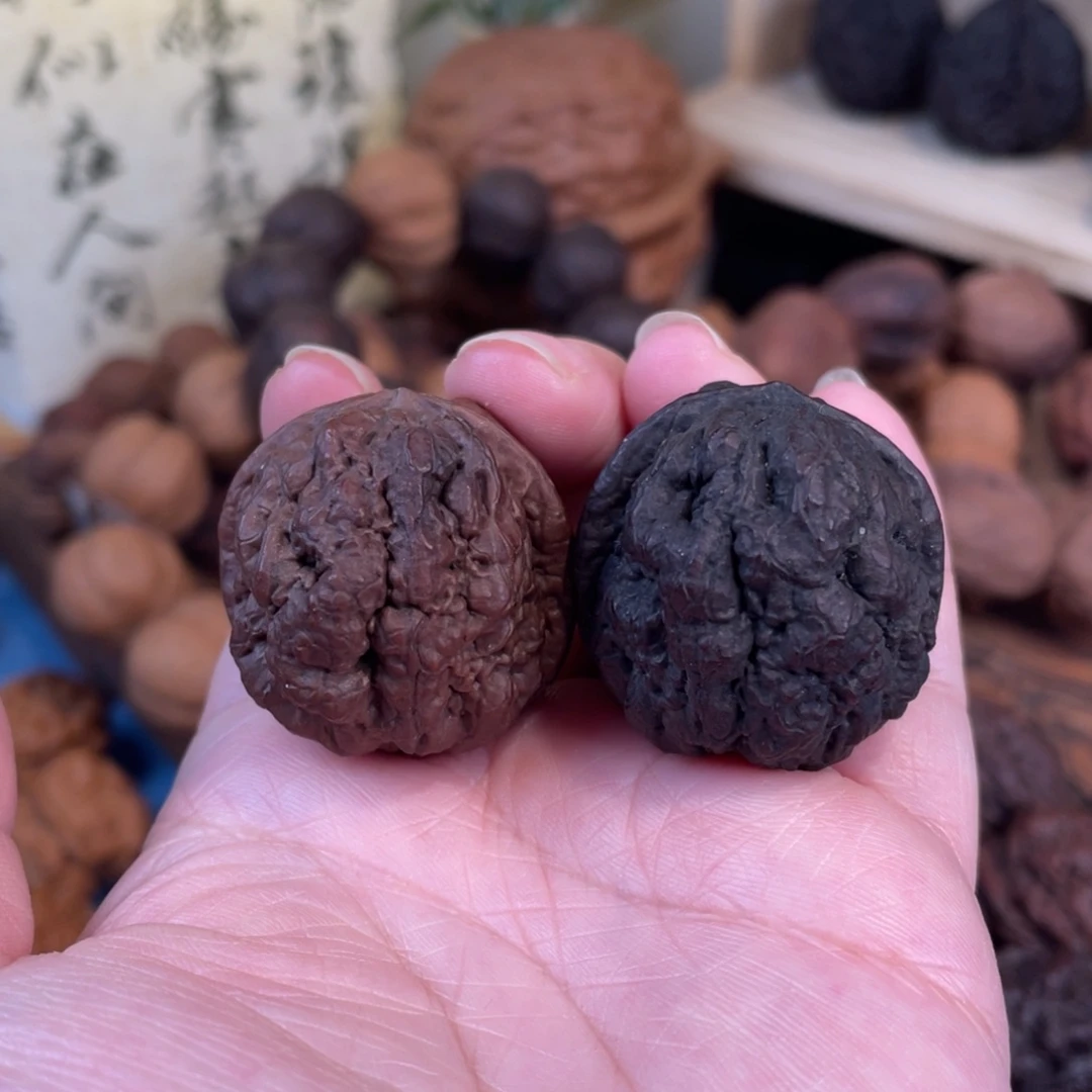 把件文玩核桃血舍利35