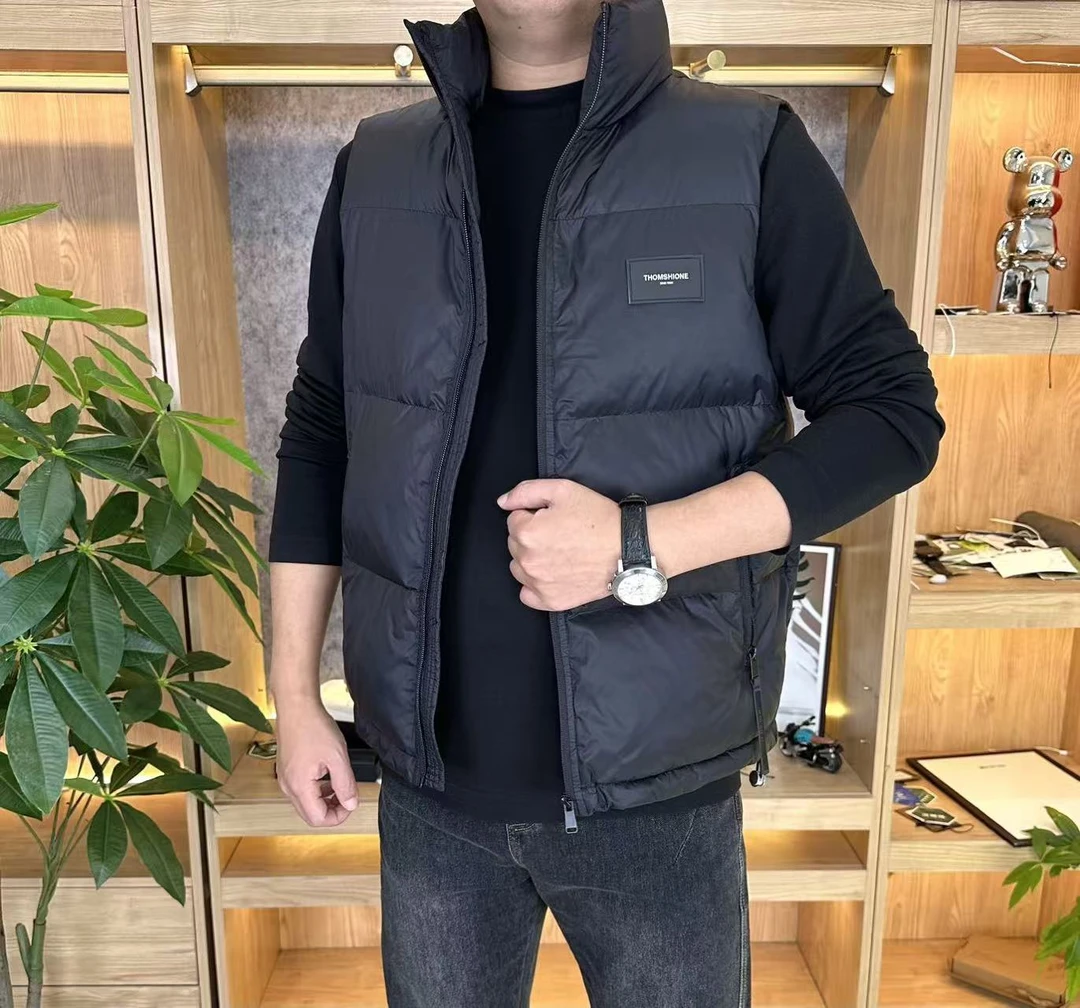 2025秋冬新款男士立领棉马甲时尚百搭潮流石墨烯棉保暖坎肩背心