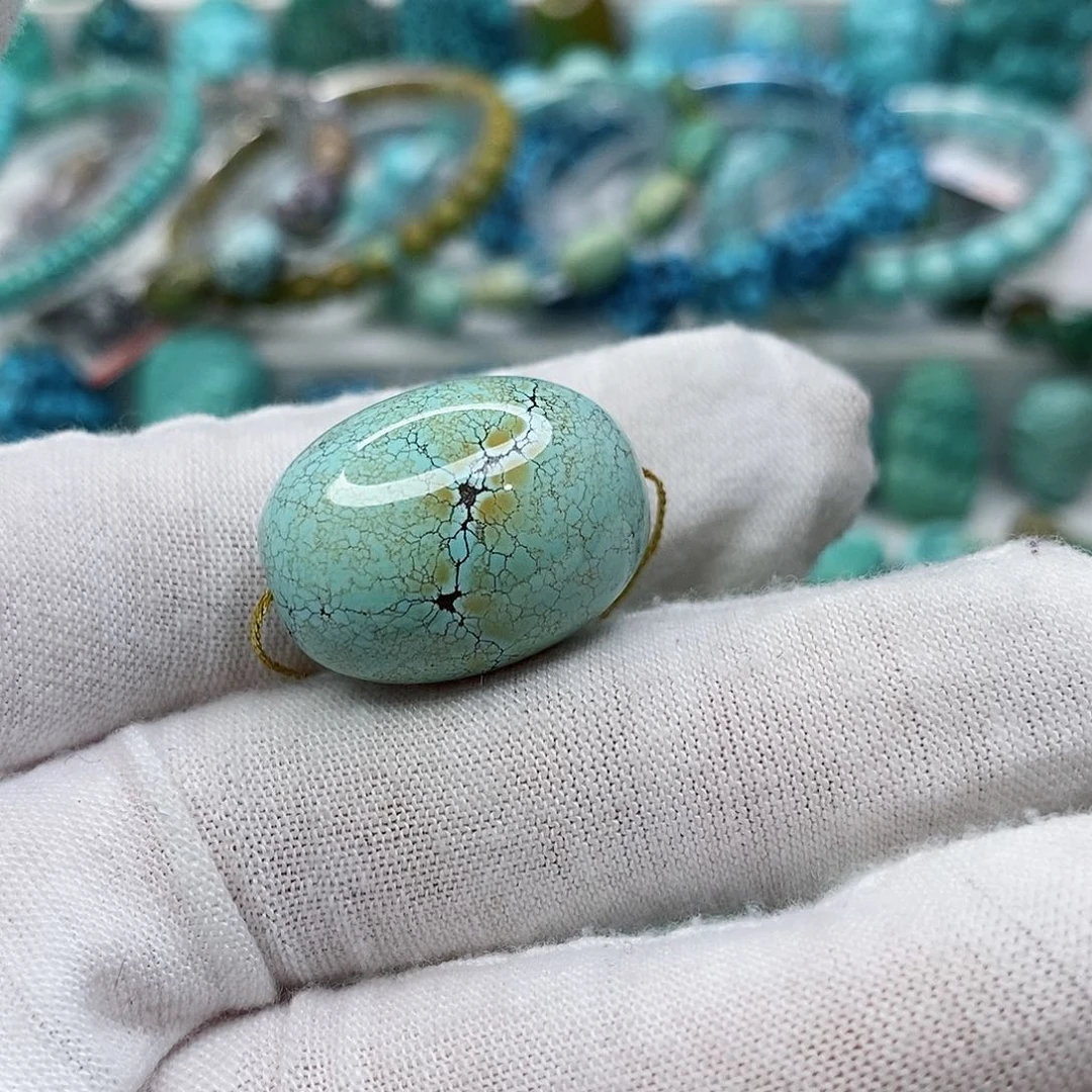 绿松石珠宝奇石未镶嵌