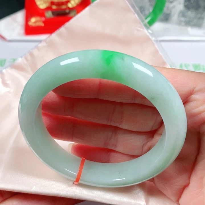 未镶嵌手镯翡翠  编号0284 正圈56+