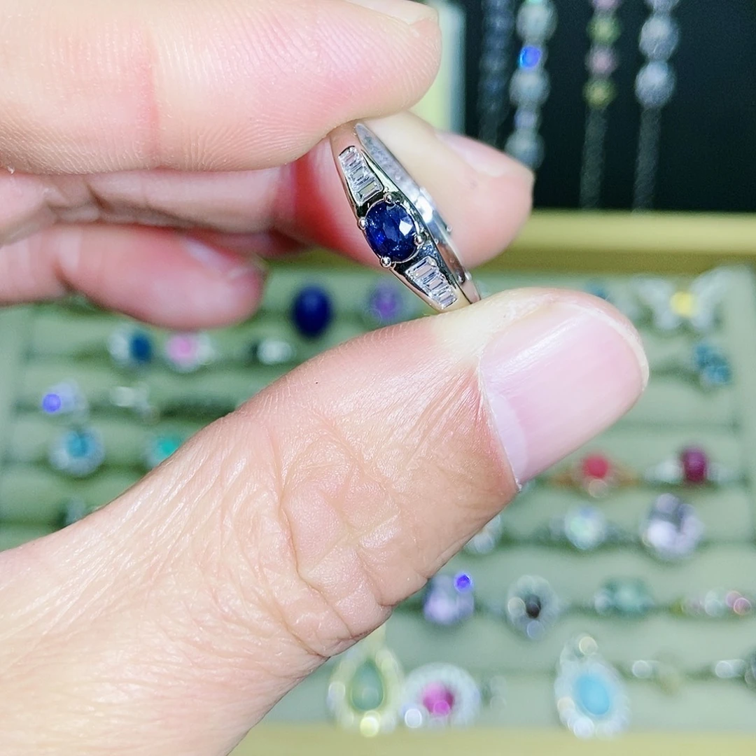 【闪购商品】戒指蓝宝石未镶嵌