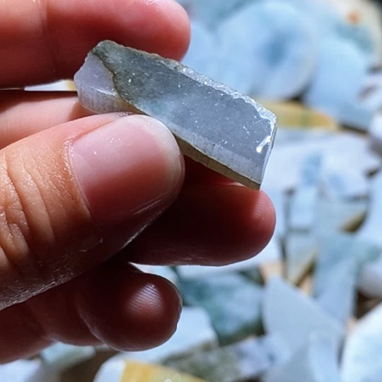 散珠翡翠边角料52