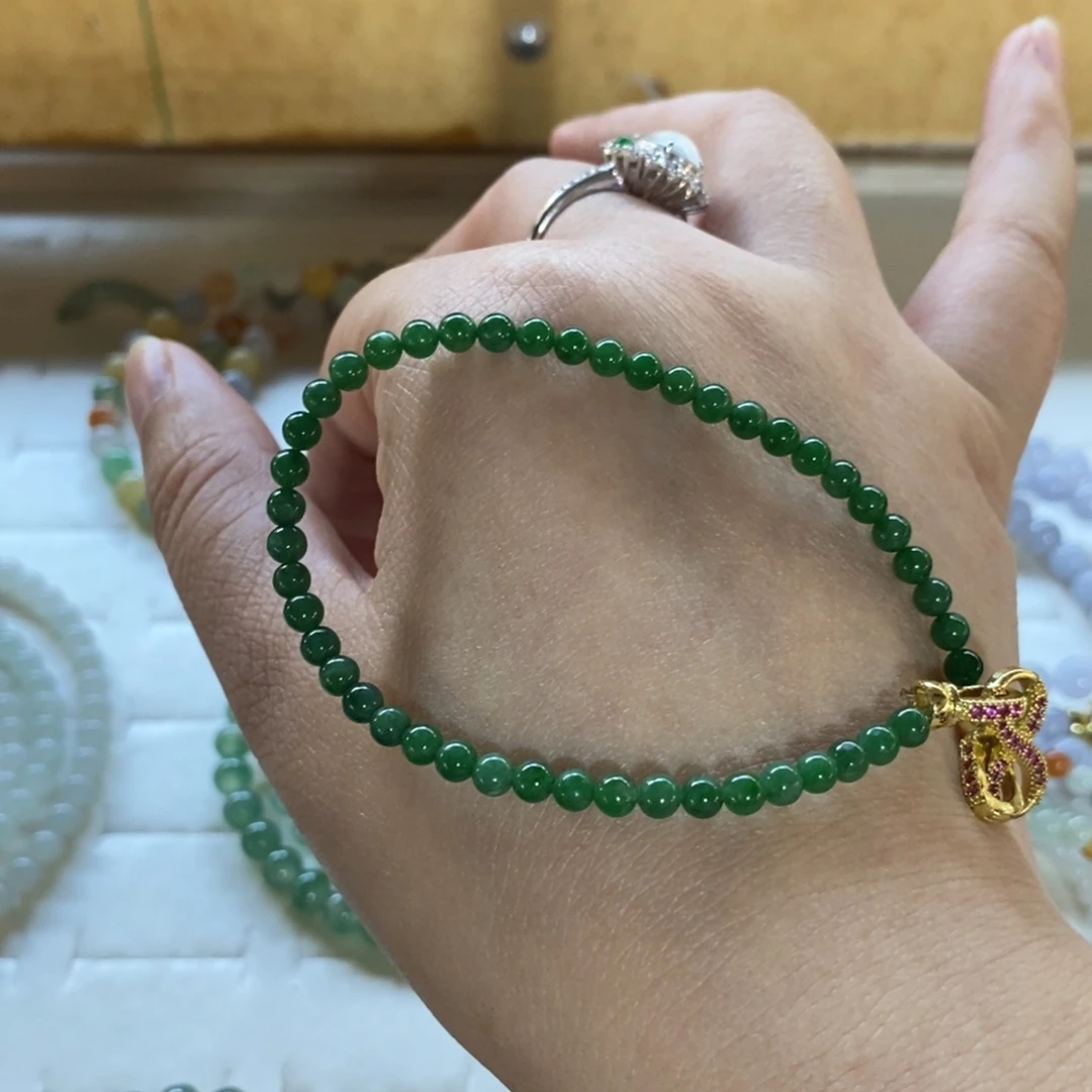 定制翡翠未镶嵌缅甸天然翡翠A货