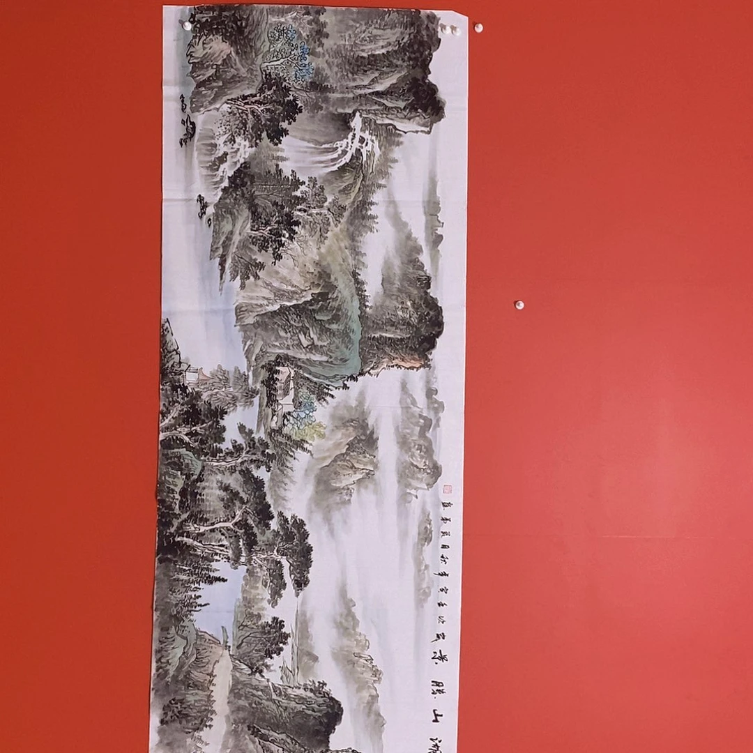 国画山水花鸟国画作品