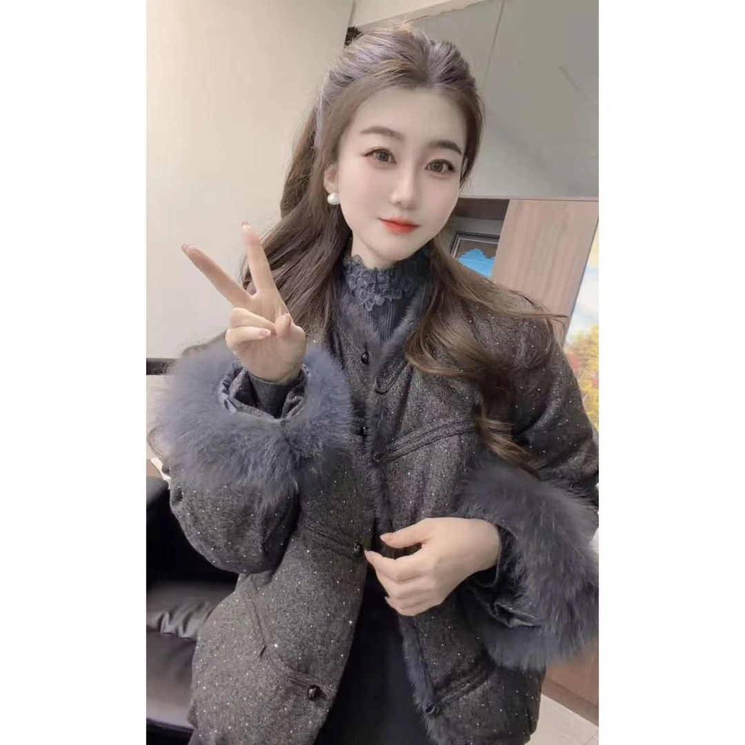 『富贵冬日X』简约设计款百搭时尚羽绒服2563-1